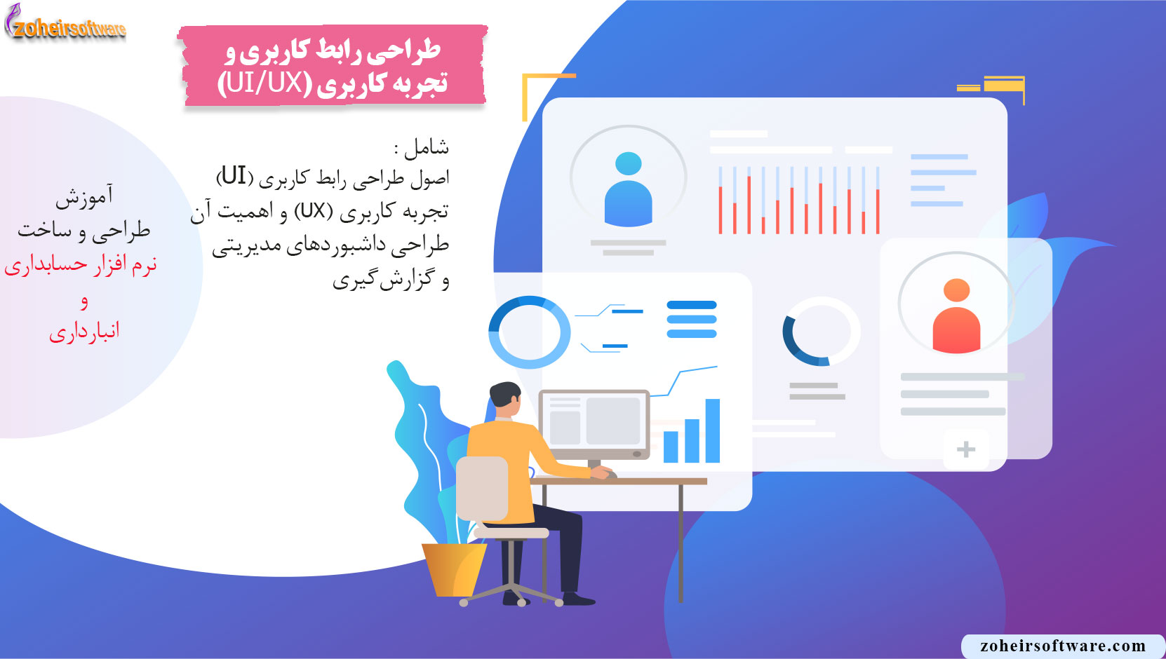 طراحی رابط کاربری و تجربه کاربری (UI/UX),تجربه کاربری (UX) و اهمیت آن در نرمافزارهای تجاری,اصول طراحی رابط کاربری (UI) در نرمافزار حسابداری و انبارداری