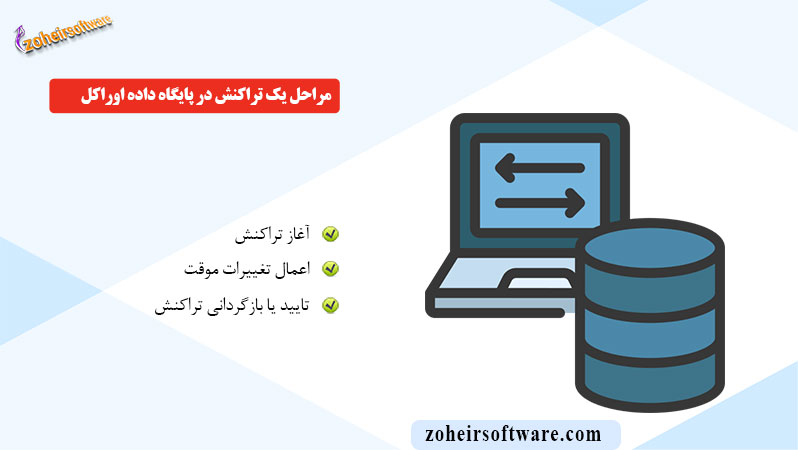 مراحل یک تراکنش در پایگاه داده اوراکل