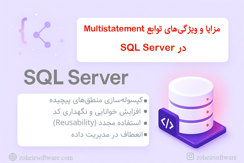 مزایا و ویژگیهای توابع Multistatement در SQL Server
