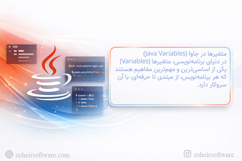 متغیرها در جاوا (Java Variables) متغیرها در جاوا (Java Variables)