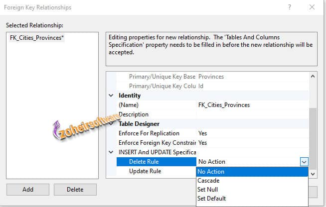 relationship | relationship در sql | ارتباط بین جداول  در sqlserver