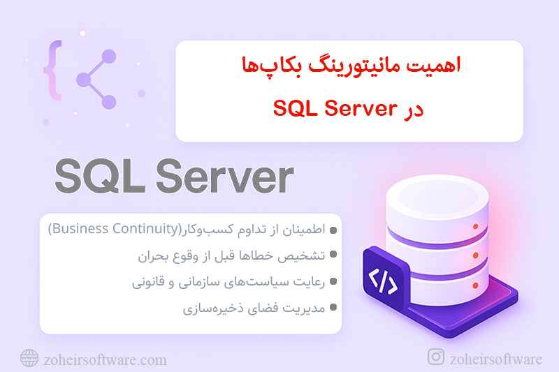 اهمیت مانیتورینگ بکاپها در SQL Server اهمیت مانیتورینگ بکاپها در SQL Server